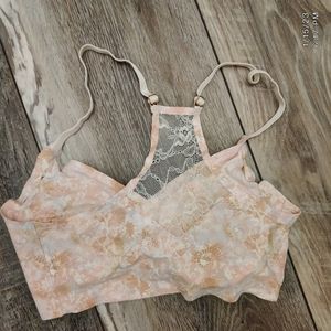 New Without Tags Danskin Lacey Racer Back Bralette Size M